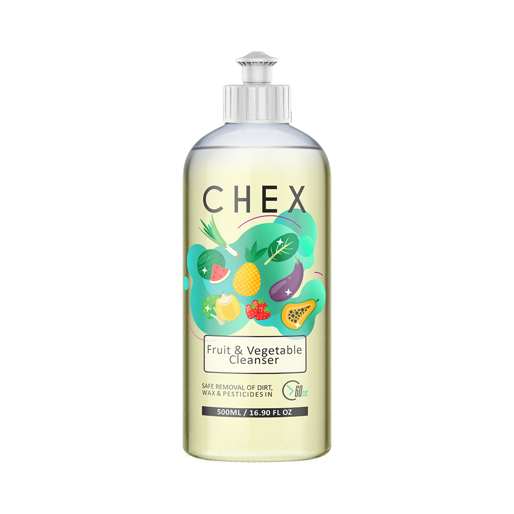 Chex Combo Pack of Fruit & Vegetable Cleanser & Antibacterial Surface Disinfectant Spray (500ml Each) - Image 2