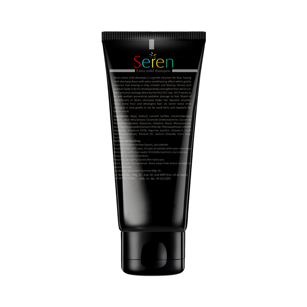 Ethicare Remedies Combo Pack of Seren Extra Mild Shampoo 100ml & Trichoz Intensive Hair Serum 100ml - Image 4