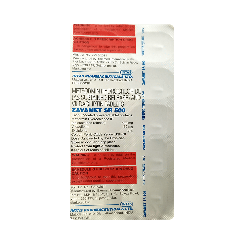 Zavamet SR 500 Tablet - Image 4