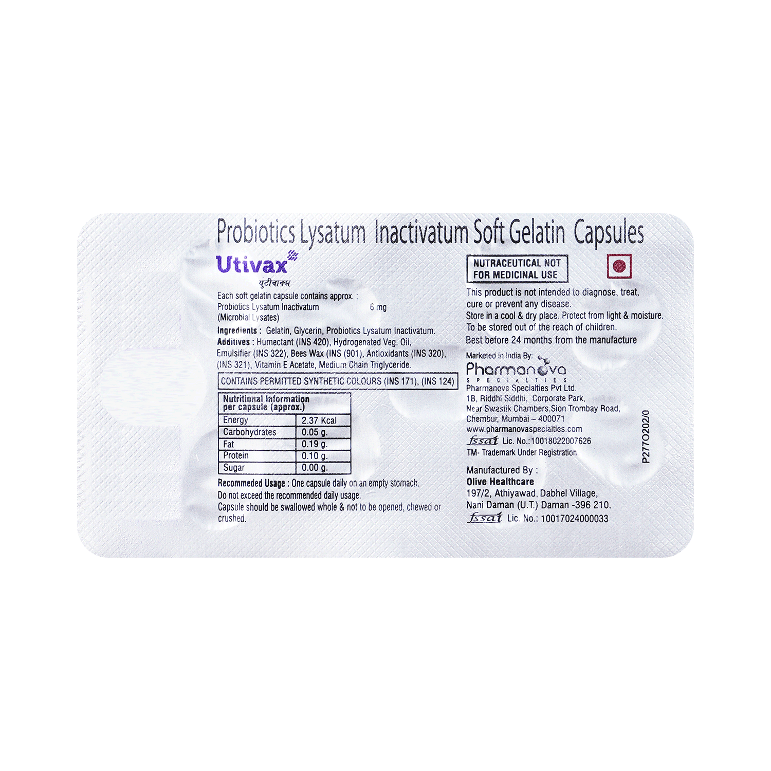 Utivax Soft Gelatin Capsule - Image 5
