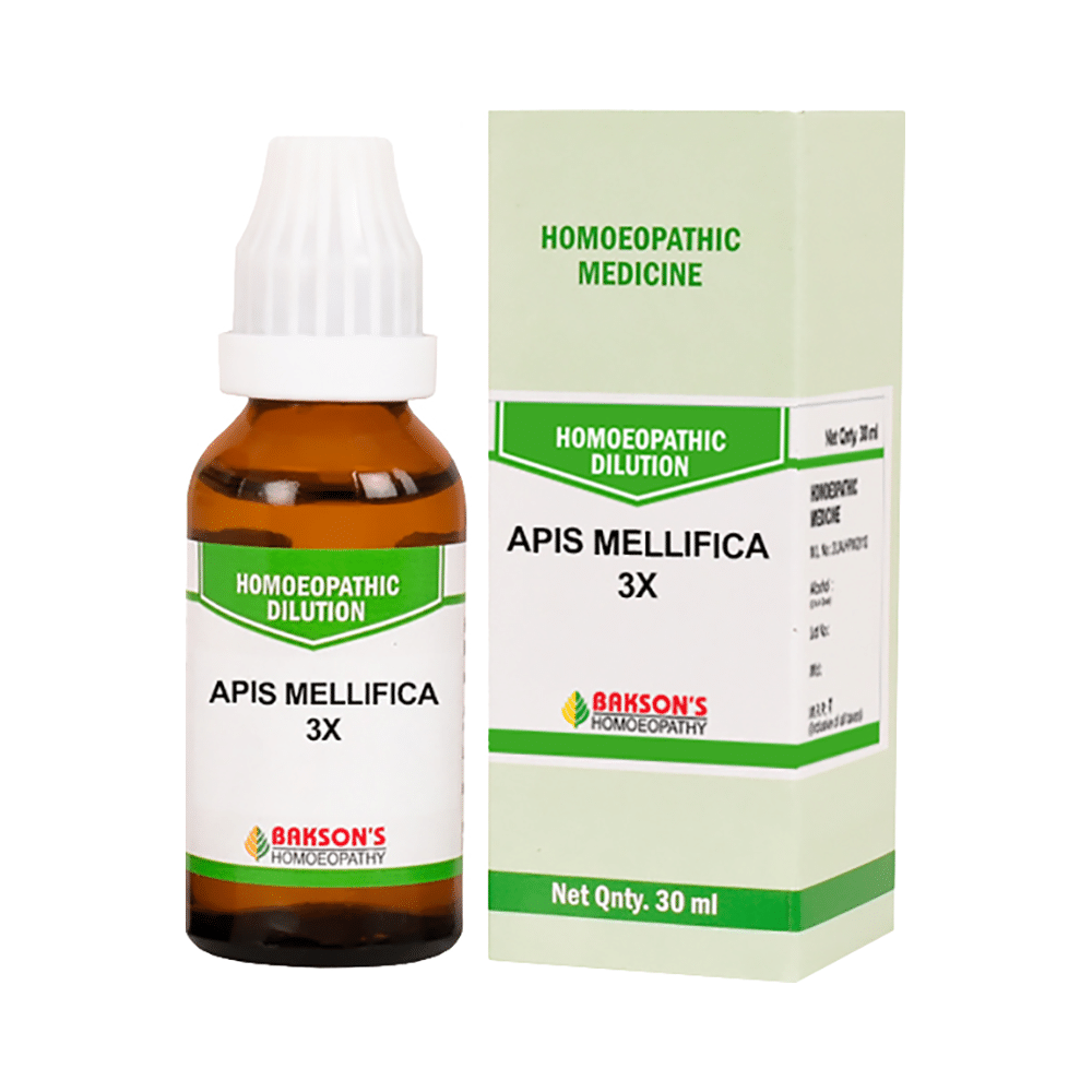 Bakson's Homeopathy Apis Mellifica Dilution 3X