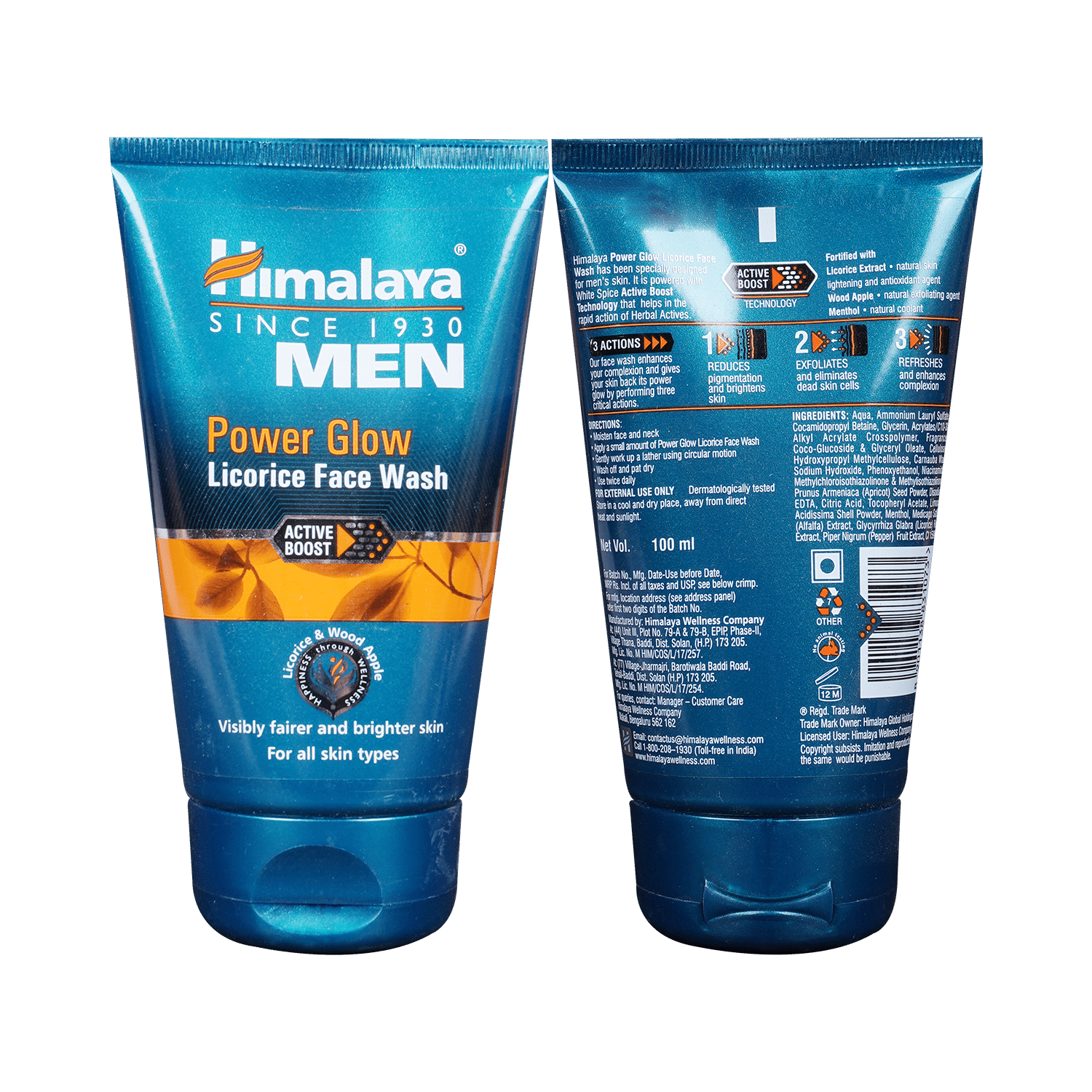 Himalaya Men Power Glow Licorice Face Wash - Image 1