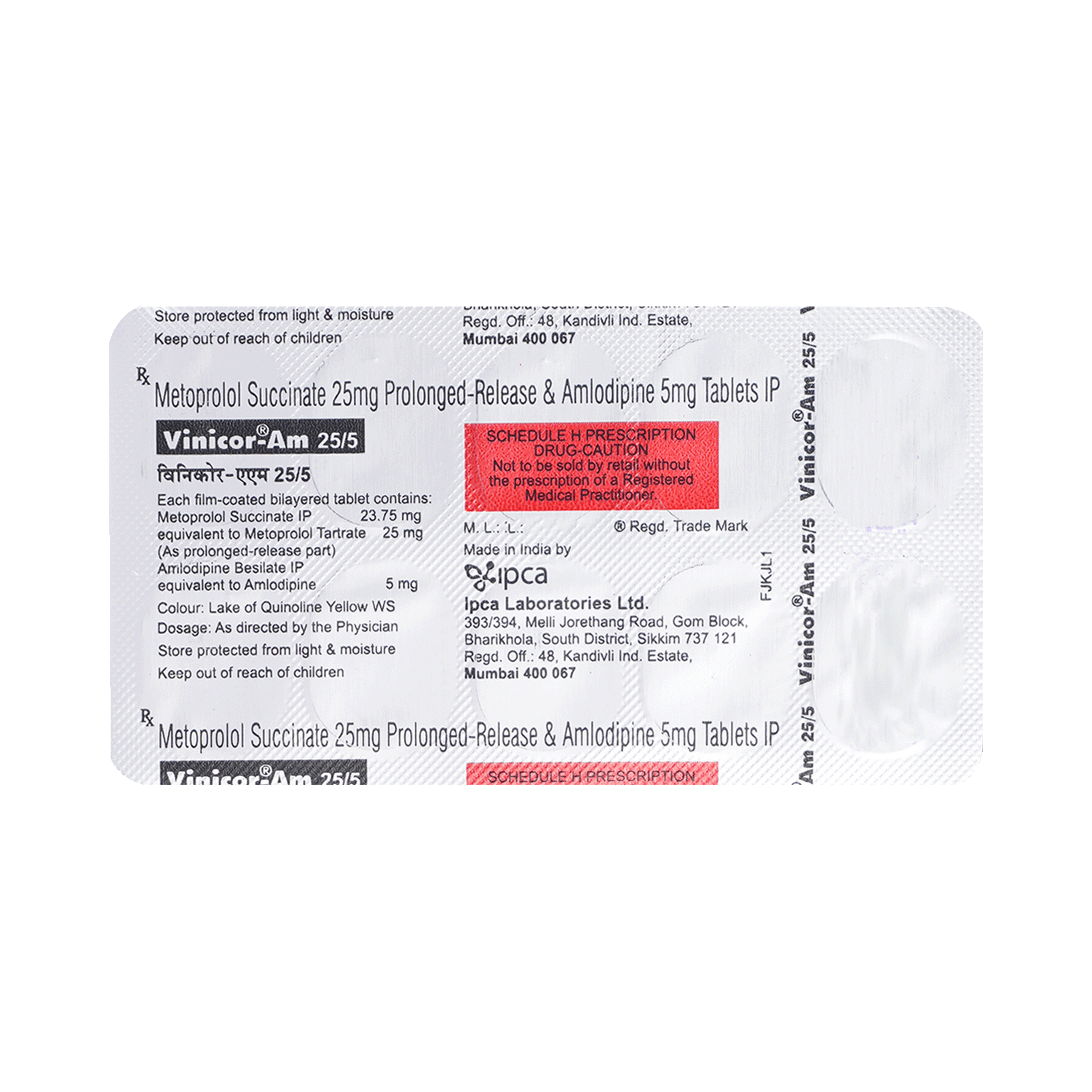 Vinicor-AM 25/5 Tablet Tablet PR - Image 6