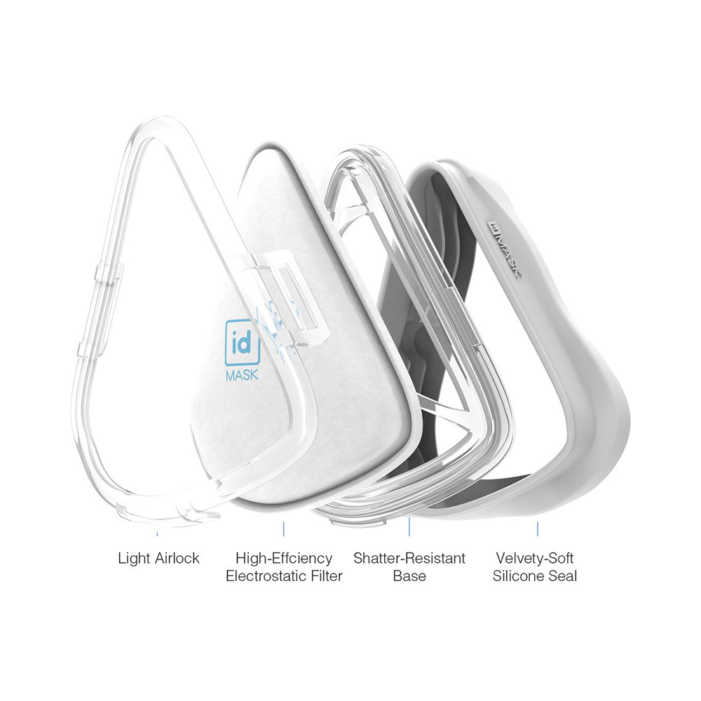 idMASK2 Kids Mask Shield White - Image 2