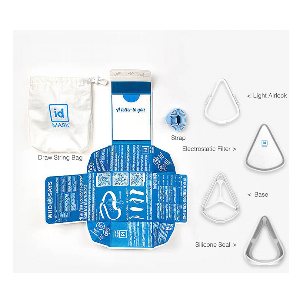 idMASK2 Kids Mask Shield White - Image 6
