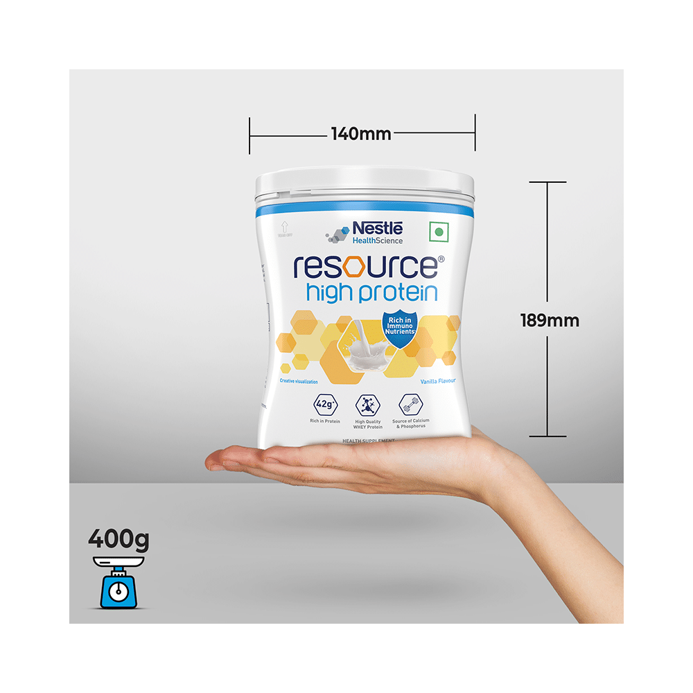 Nestle Resource High Quality Whey Protein | Flavour Powder Vanilla Rich in Immuno Nutrients - Image 8