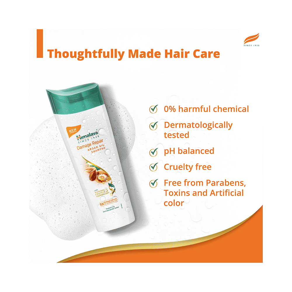 Himalaya Damage Repair Argan Oil  Shampoo - Image 6