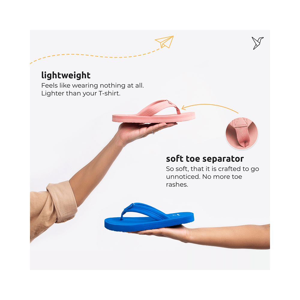 Yoho Lifestyle Doctor Ortho Soft Comfortable and Stylish Flip Flop Slippers for Women Mystery Blue 4 - Image 8