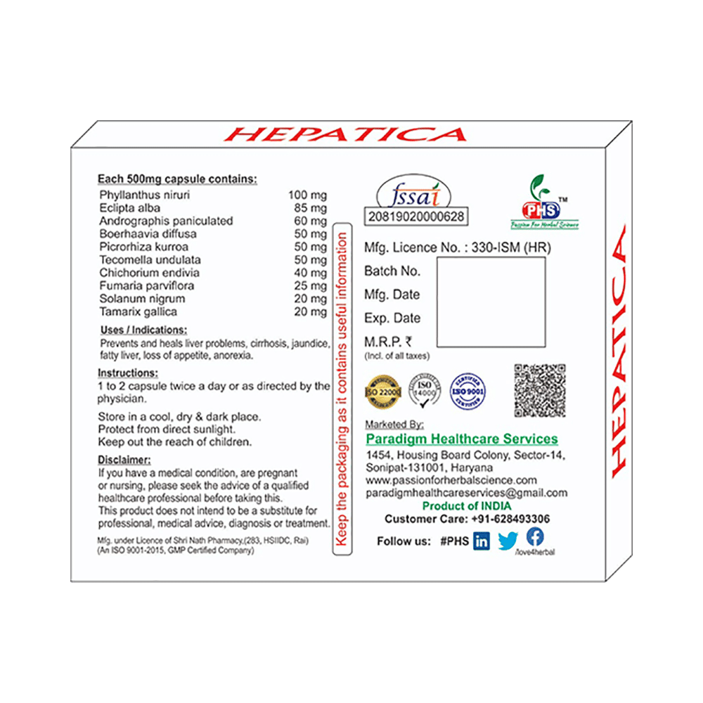 PHS Hepatica Capsule - Image 2