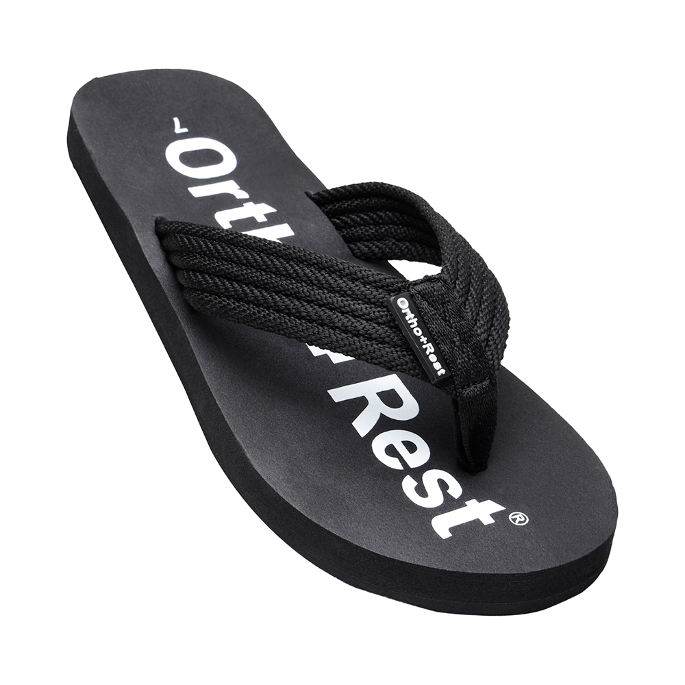 Ortho + Rest Extra Soft Men Slipper Orthopedic For Home Daily Use Slippers Black 11 - Image 1