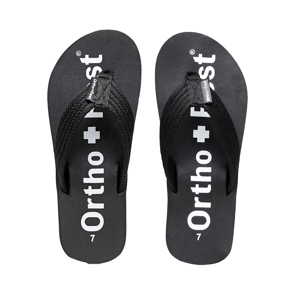 Ortho + Rest Extra Soft Men Slipper Orthopedic For Home Daily Use Slippers Black 11 - Image 2