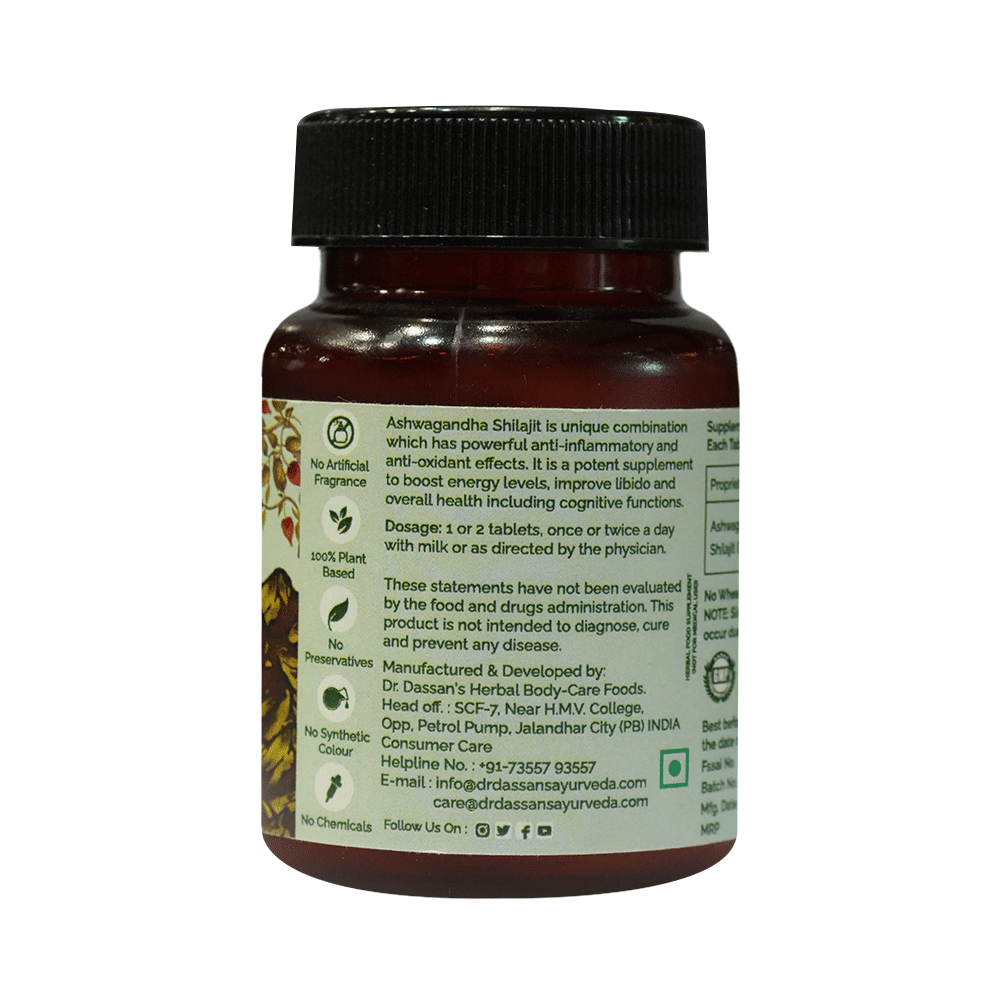 Dr. Dassan's Ashwagandha Shilajit Tablet - Image 2