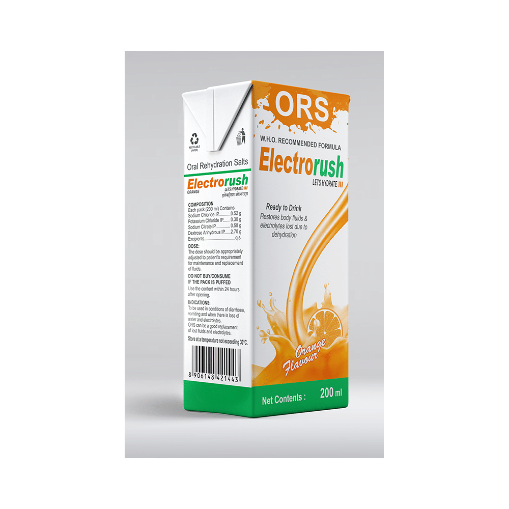 Electrorush ORS (200ml Each) Orange - Image 4
