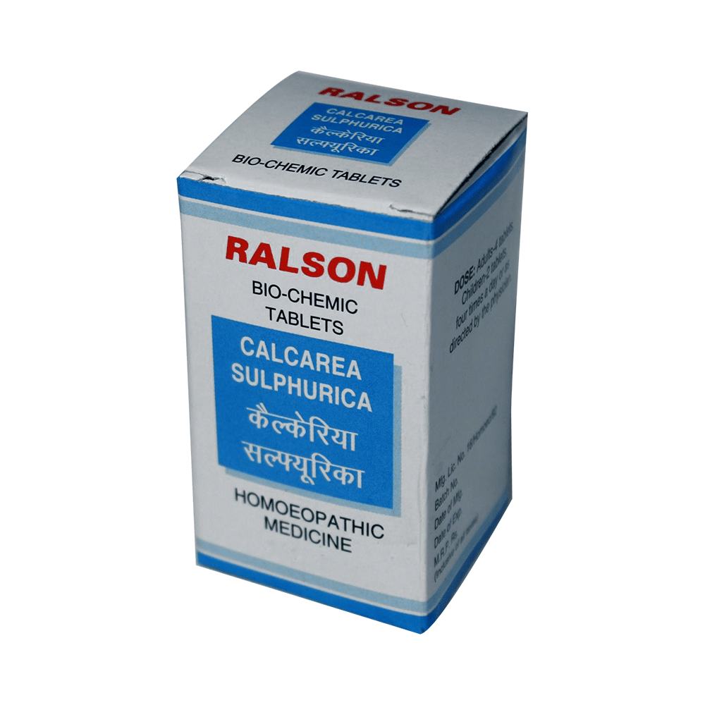 Ralson Remedies Calcarea Sulphurica Biochemic Tablet 6X - Image 1