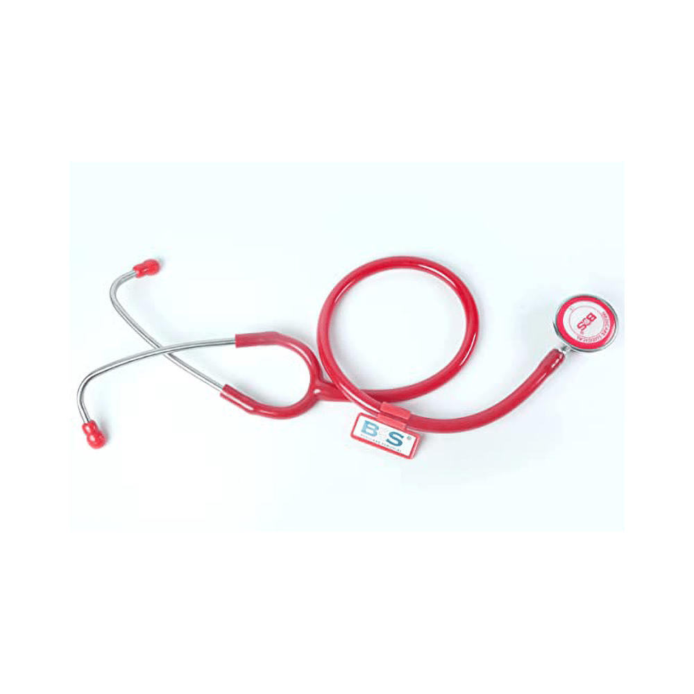 Bos Medicare Surgical Micro Tone Model (Bosm 18) Stethoscope Red - Image 4