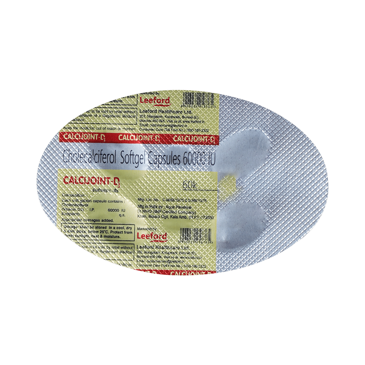 Calcijoint D3 Softgel Capsule for Bone, Joint and Muscle Care Capsule - Image 5