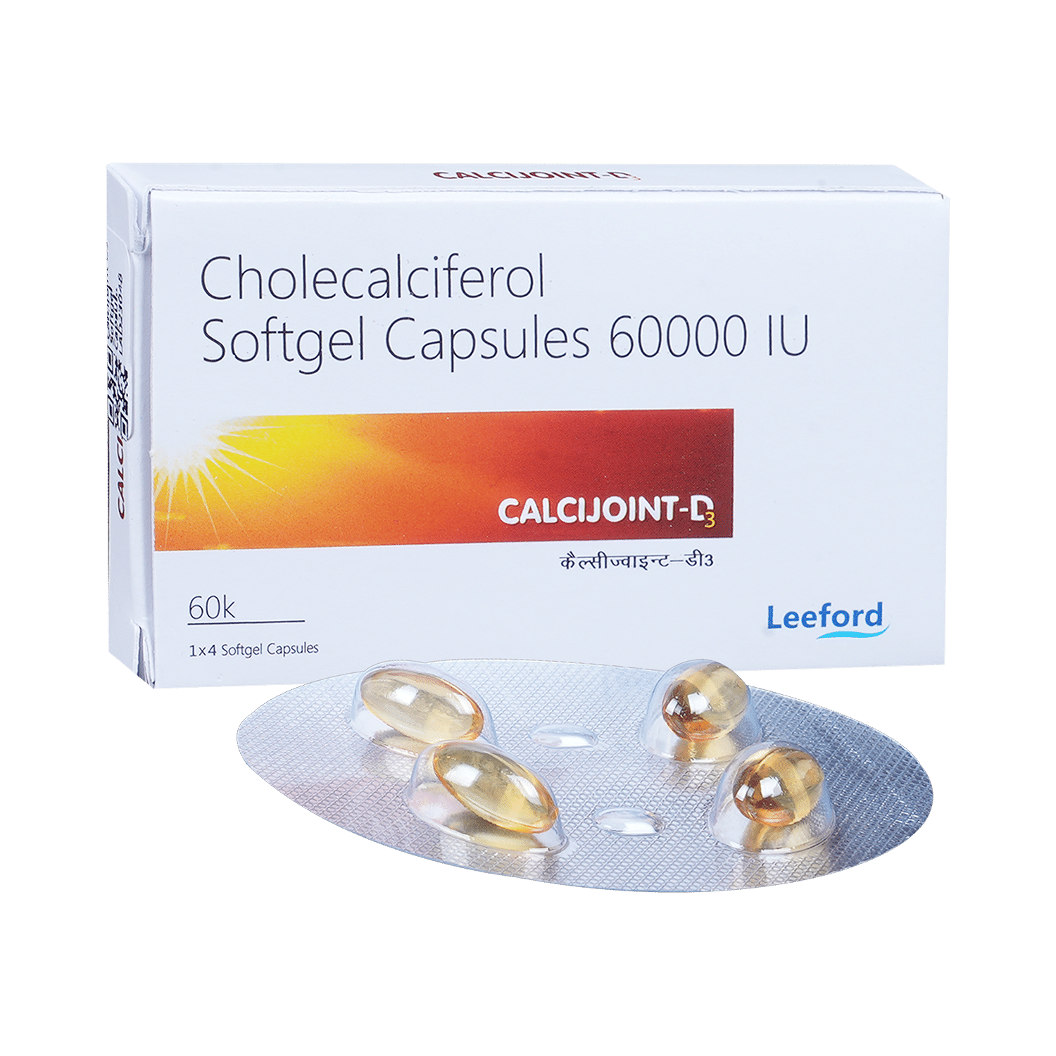 Calcijoint D3 Softgel Capsule for Bone, Joint and Muscle Care Capsule