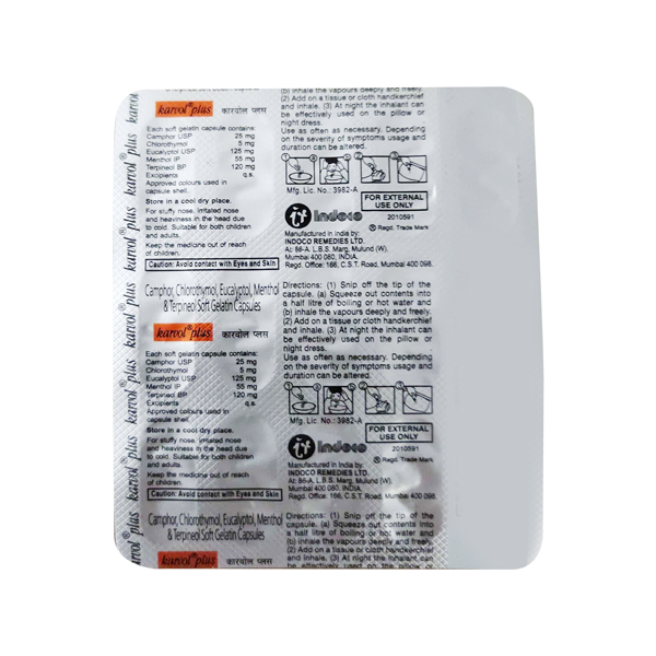 Karvol Plus Capsule - Image 1