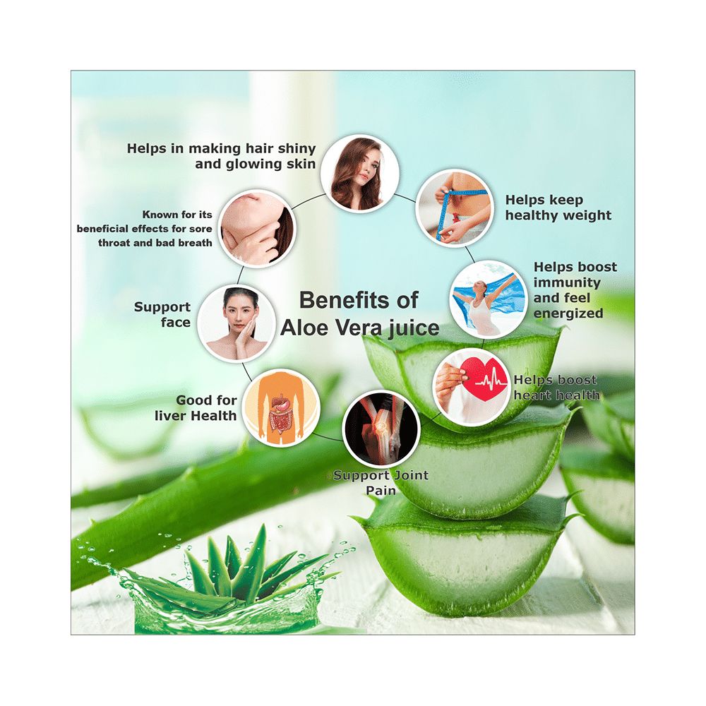 TreasureHerbs Organic Aloe Vera Juice Litchi - Image 3