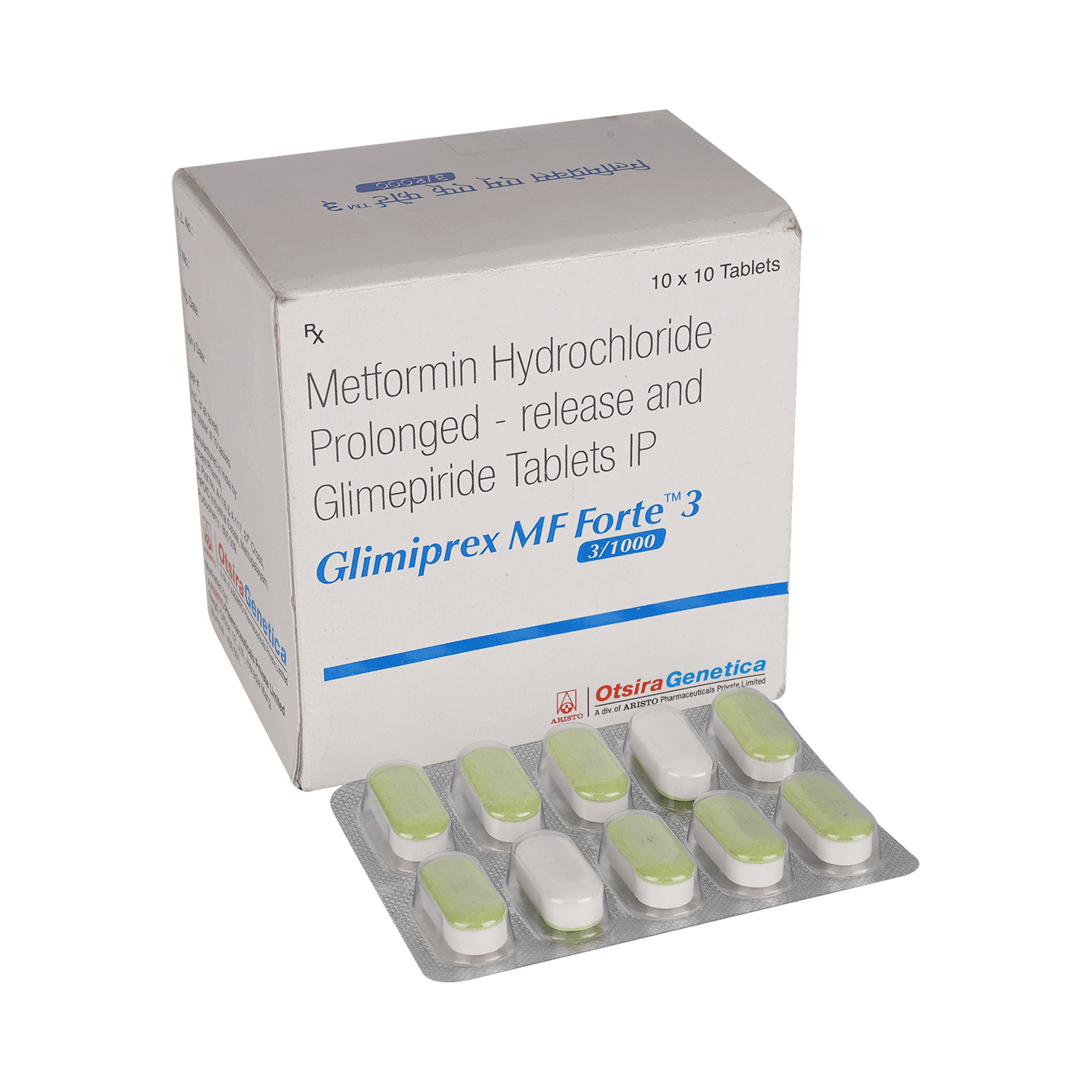 Glimiprex MF Forte 3mg/1000mg Tablet
