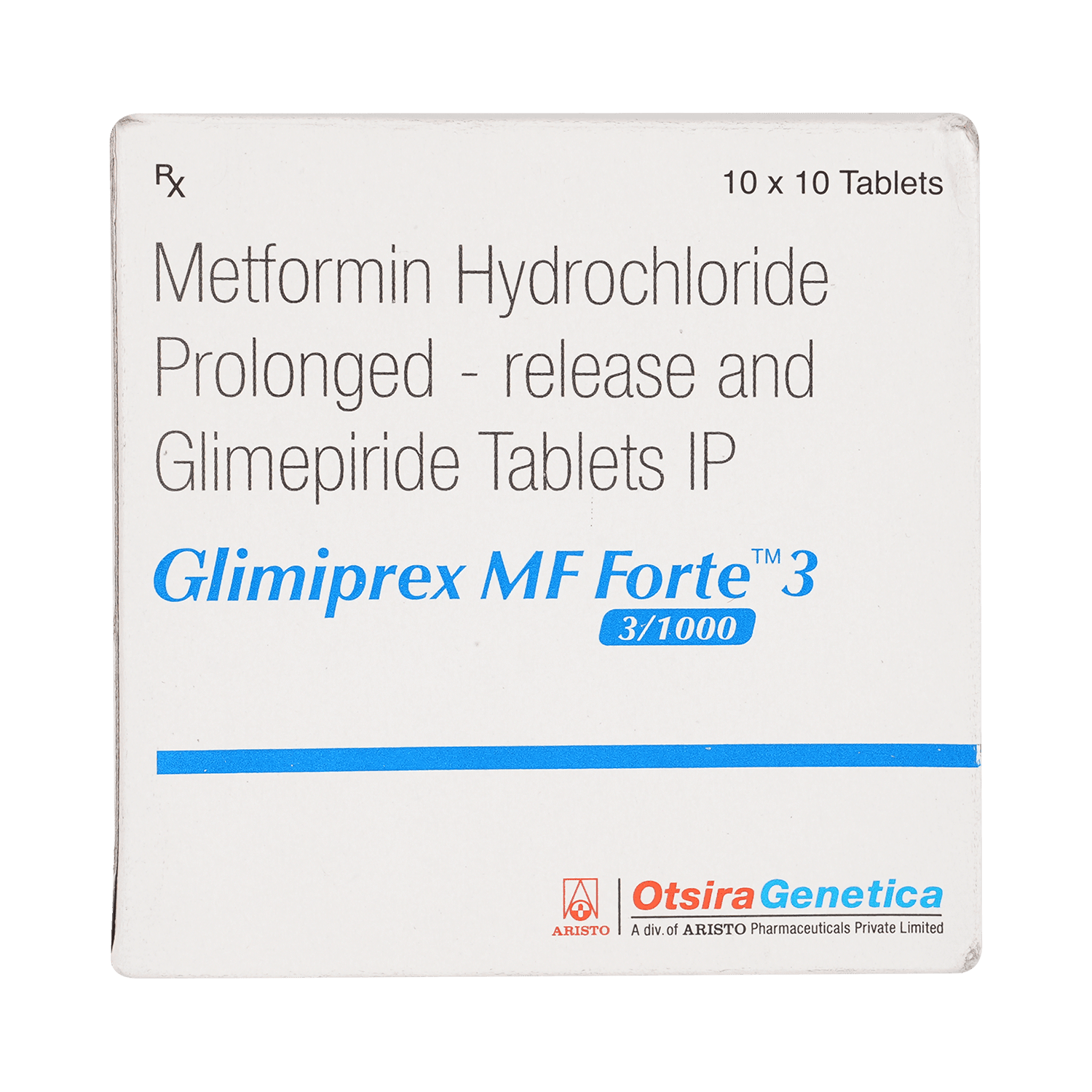 Glimiprex MF Forte 3mg/1000mg Tablet - Image 2