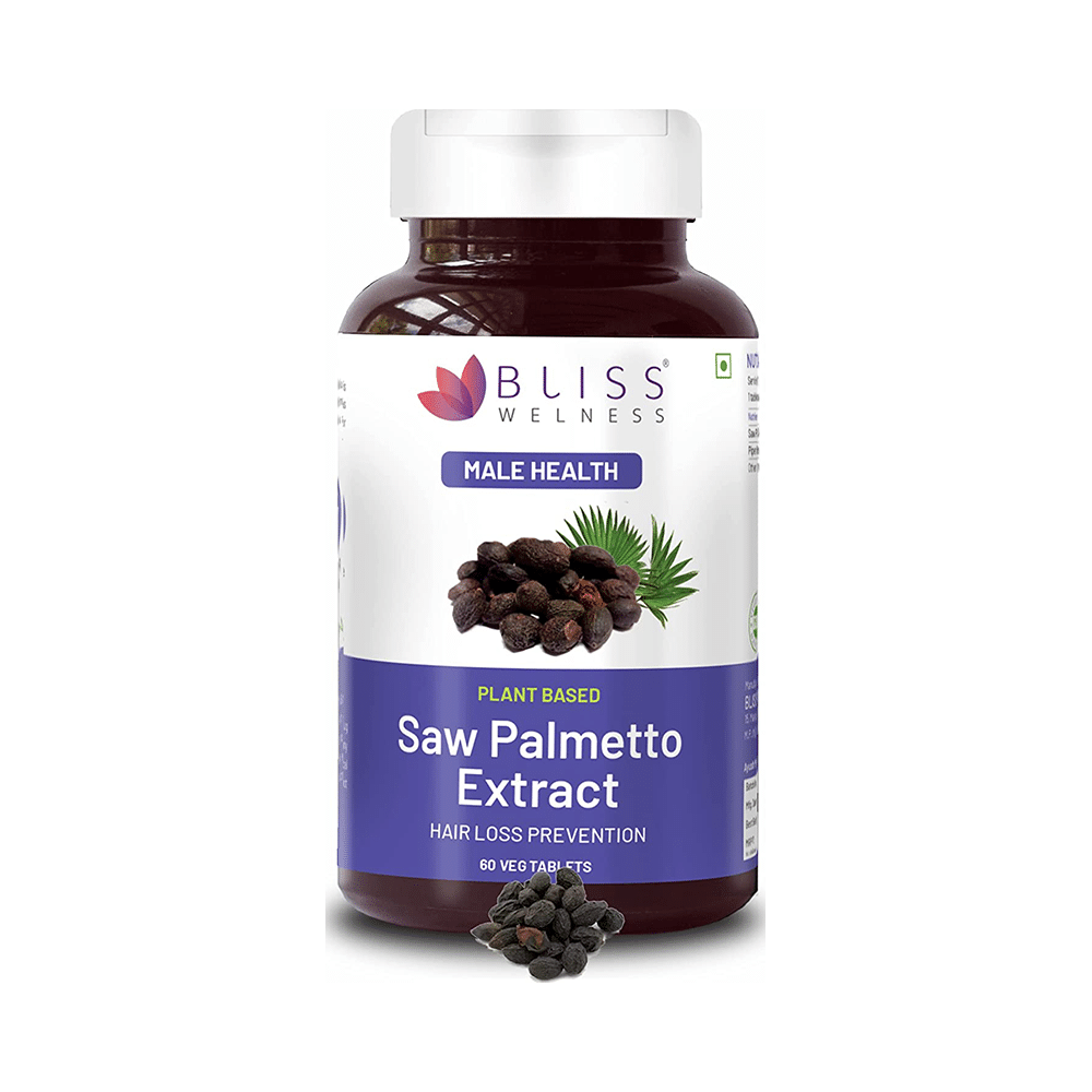 Bliss Welness Male Health Saw Palmetto Extract Veg Tablet - Image 4