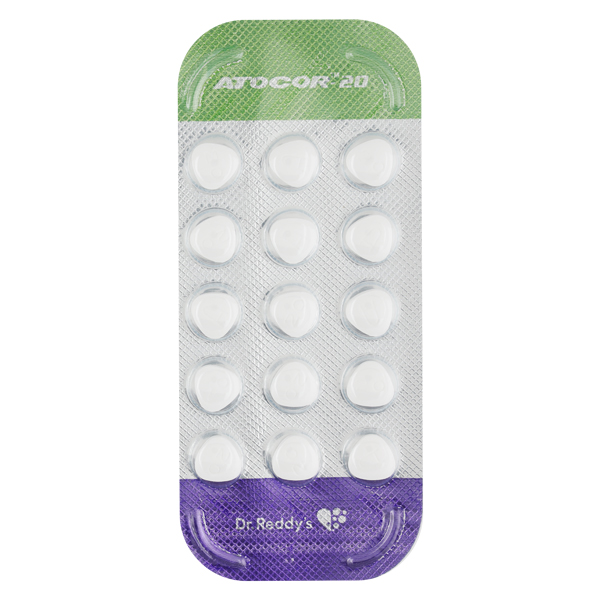 Atocor 20 Mg Tablet 