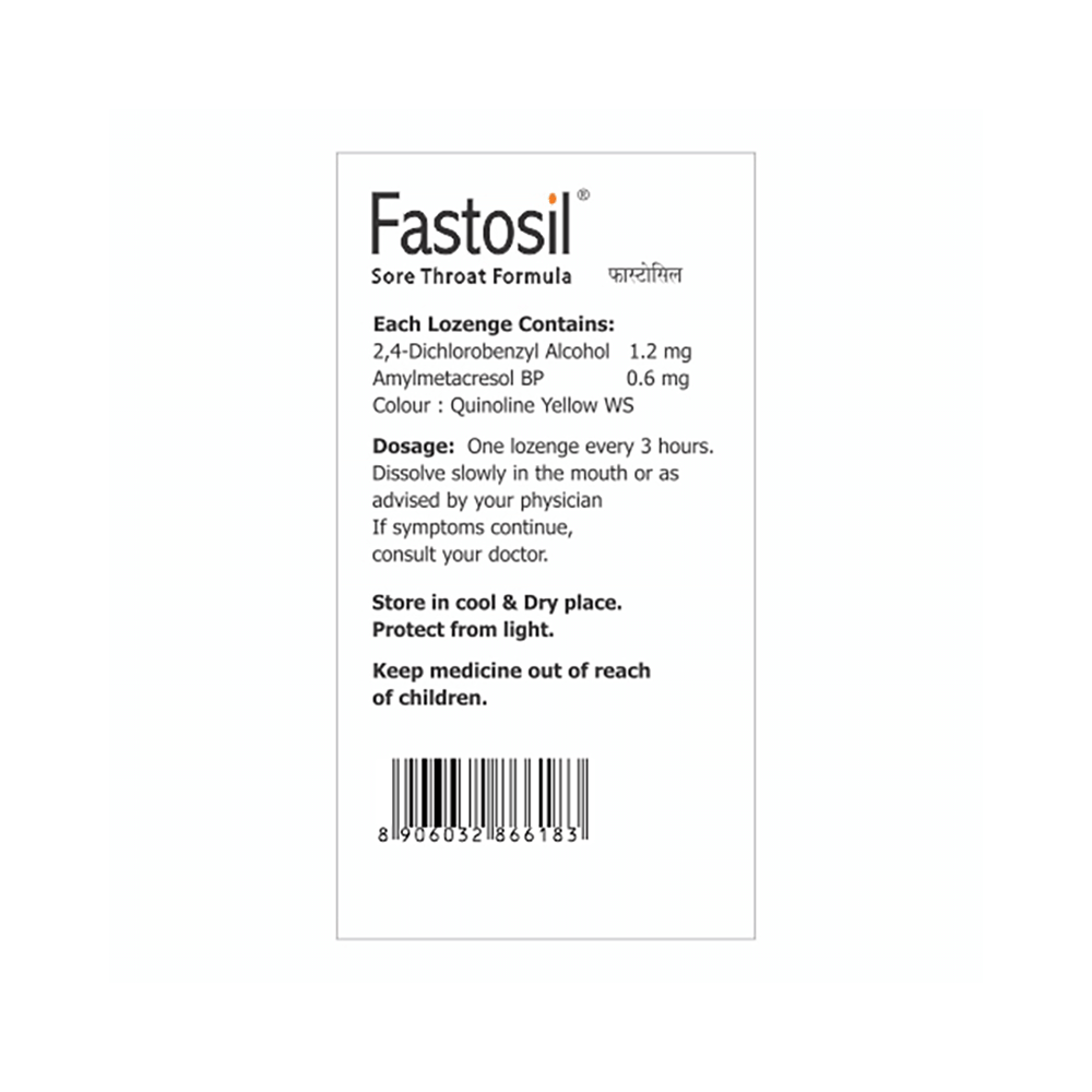 Fastosil Lozenges Honey Lemon - Image 2