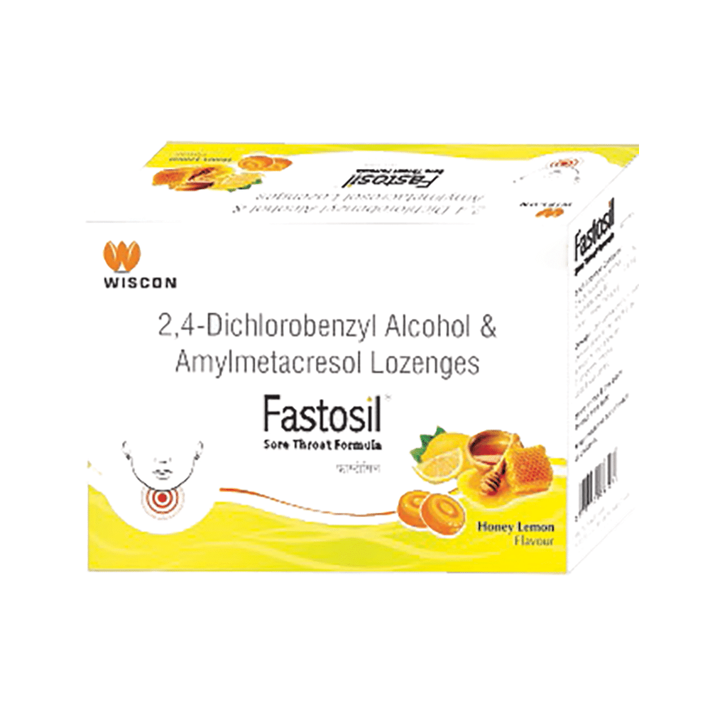 Fastosil Lozenges Honey Lemon - Image 1