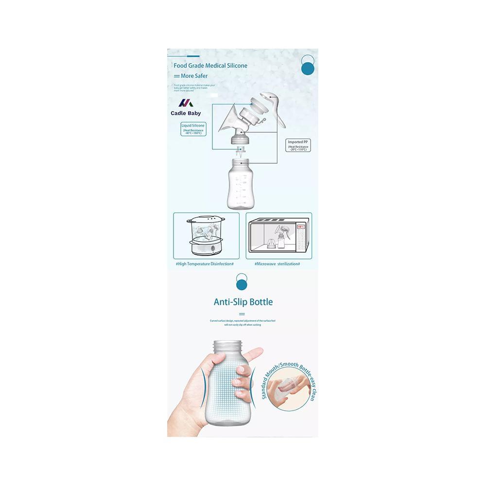 Cadle Baby White Manual Breast Pump - Image 9