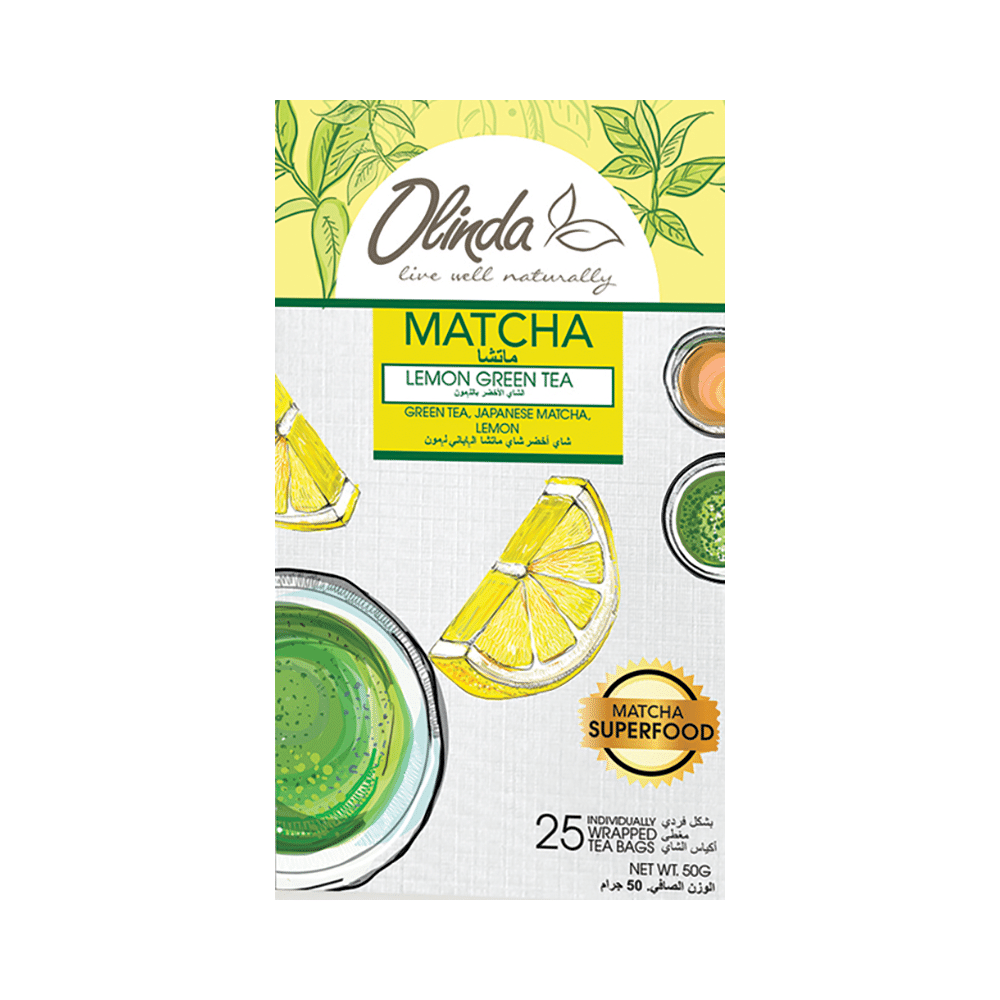 Olinda Matcha Green Tea (2gm Each) Lemon - Image 1