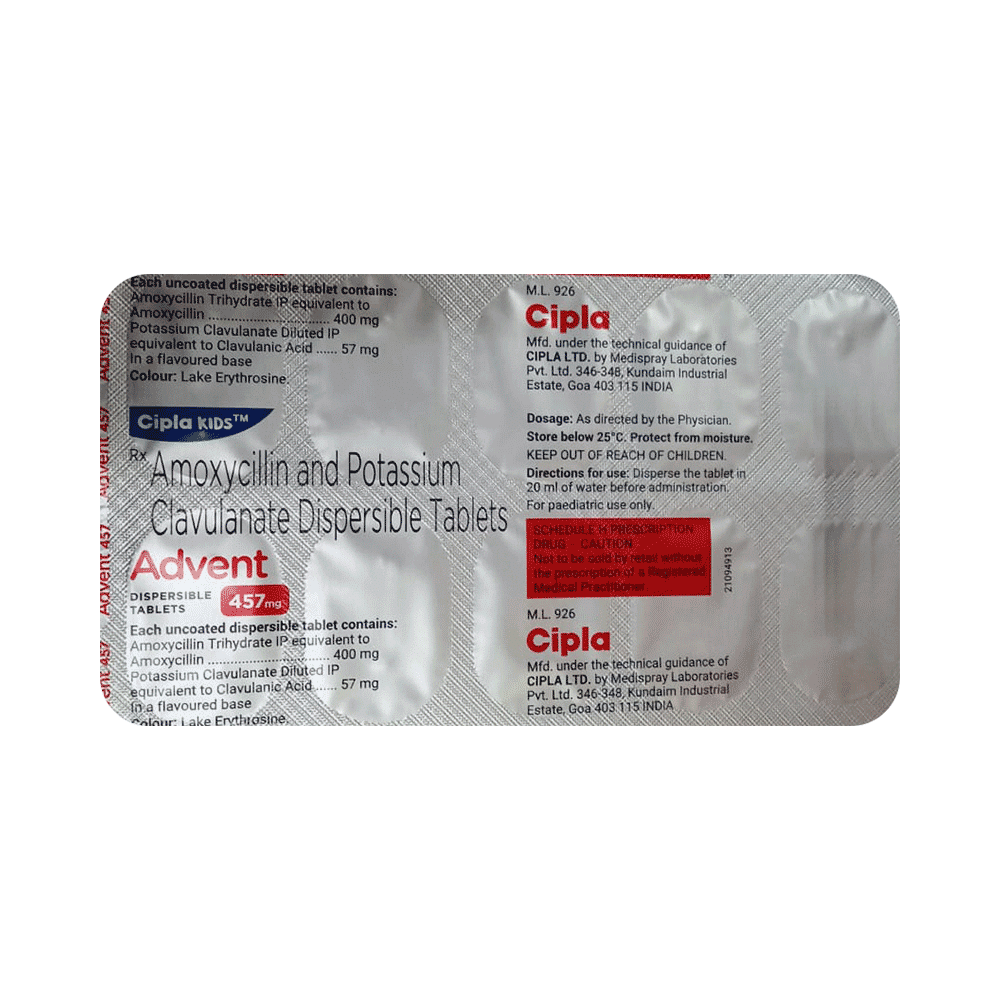 Advent 457mg Tablet DT Tangy Orange - Image 3