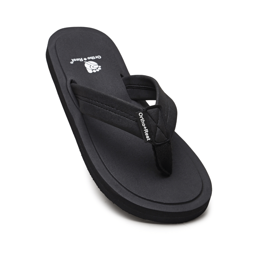 Ortho + Rest M557 Soft and Comfortable Flip Flop for Men Black 7