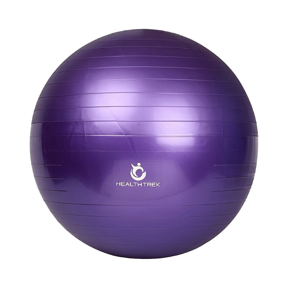 Healthtrek Anti Burst Gym/Yoga/Exercise/Swiss Ball 65cm Purple