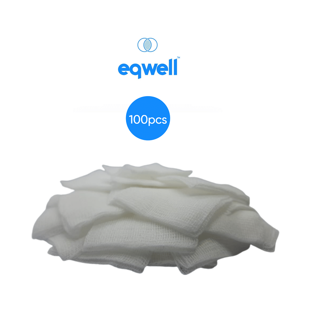 Eqwell Non-Sterile Gauze Swabs 10cm x 10cm x 12ply - Image 2