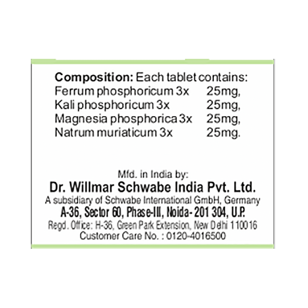 Dr Willmar Schwabe India Bio-Combination 12 (BC 12) Tablet - Image 2