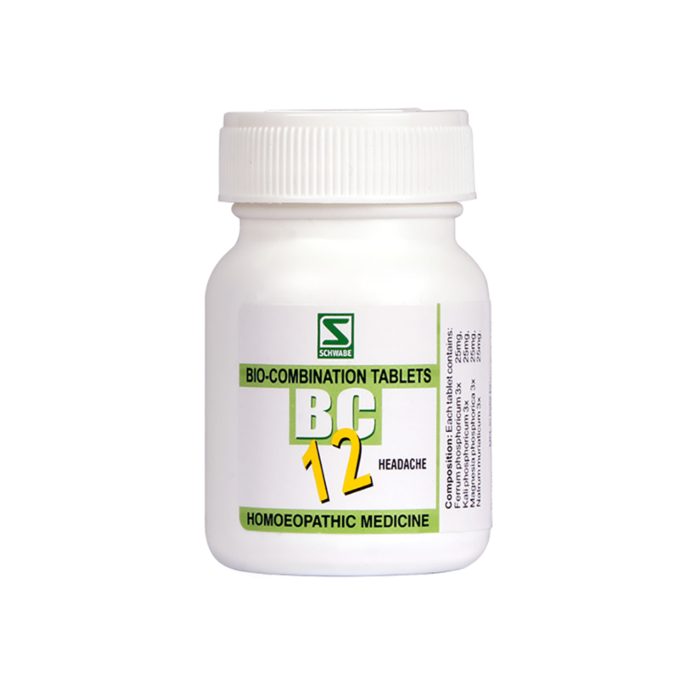 Dr Willmar Schwabe India Bio-Combination 12 (BC 12) Tablet - Image 1