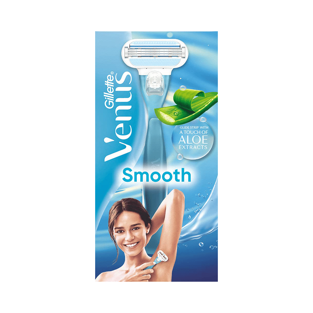 Combo Pack of Whisper Ultra Clean with Herbal Oil Sanitary Pads XL+ (50 Each) & Gillette Venus Smooth Razor - Image 5