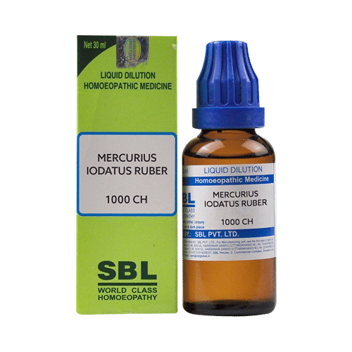 SBL Mercurius Iodatus Ruber Dilution 1000 CH