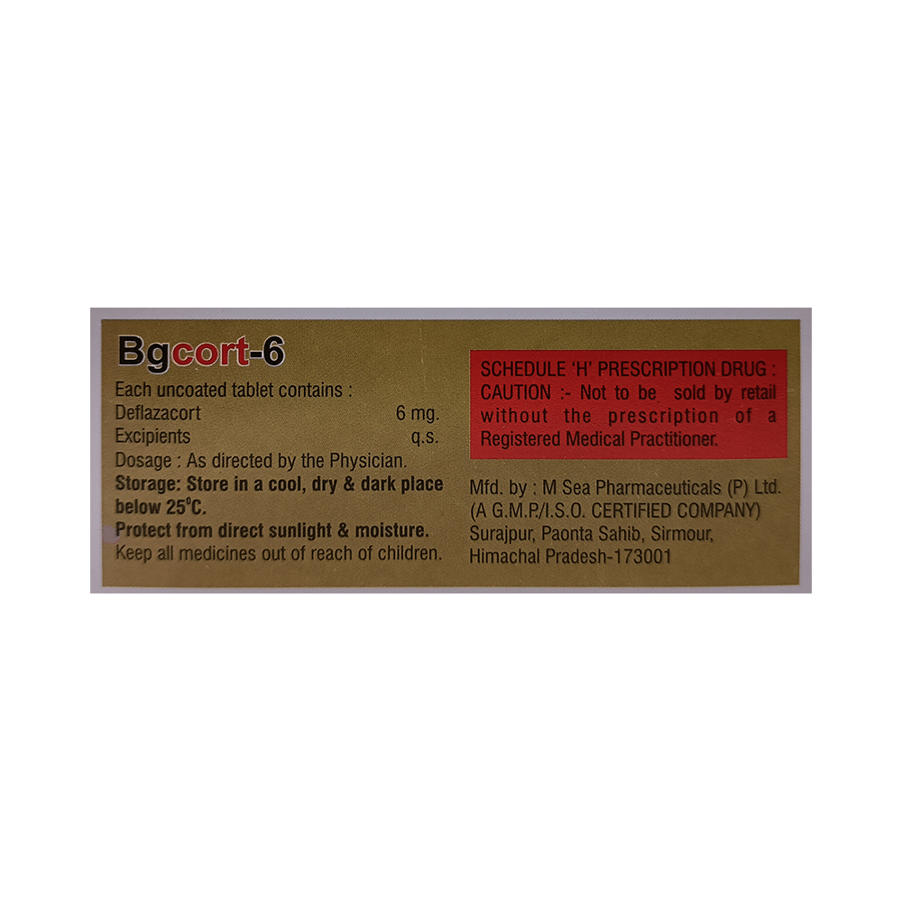 Bgcort 6 Tablet - Image 2