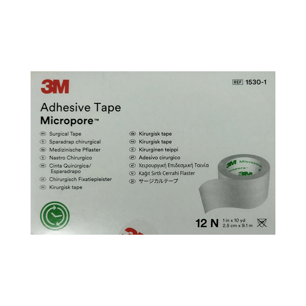 3M 1530-1 ADhesive Tape Micropore 2.5Cm*9.1M - Image 1