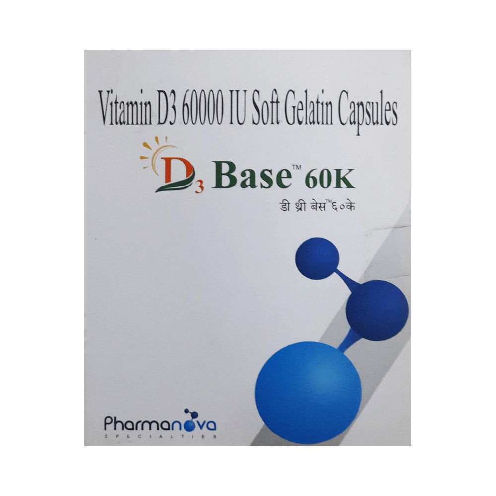 D3 Base 60K Soft Gelatin Capsule - Image 1