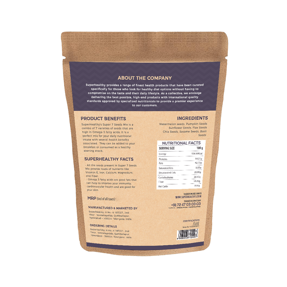 Super Healthy Super 7 Seeds Mix - Image 2
