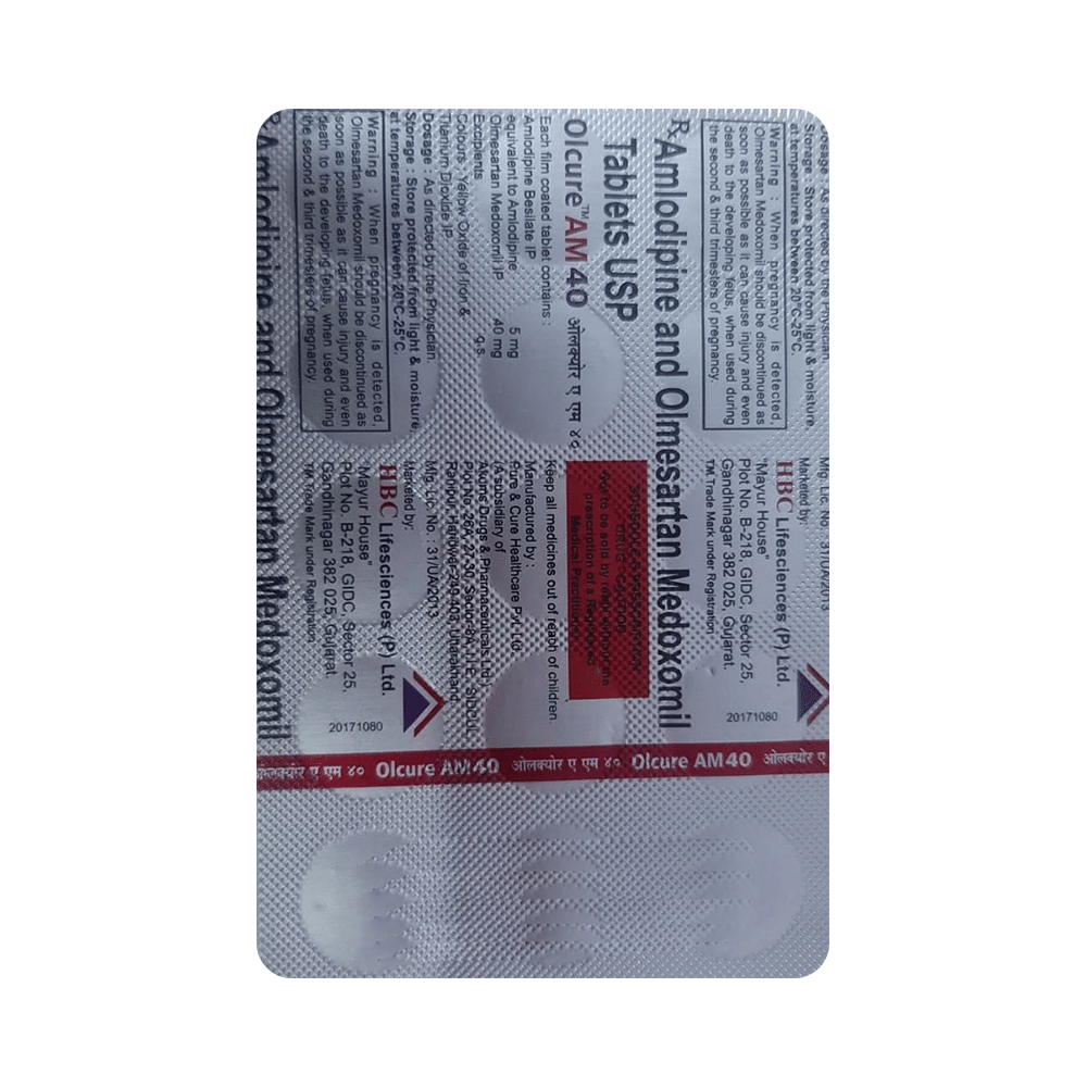 Olcure AM 40 Tablet