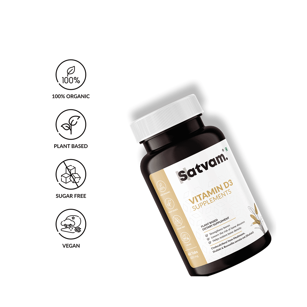 Satvam Vitamin D3 Supplements Tablet - Image 5