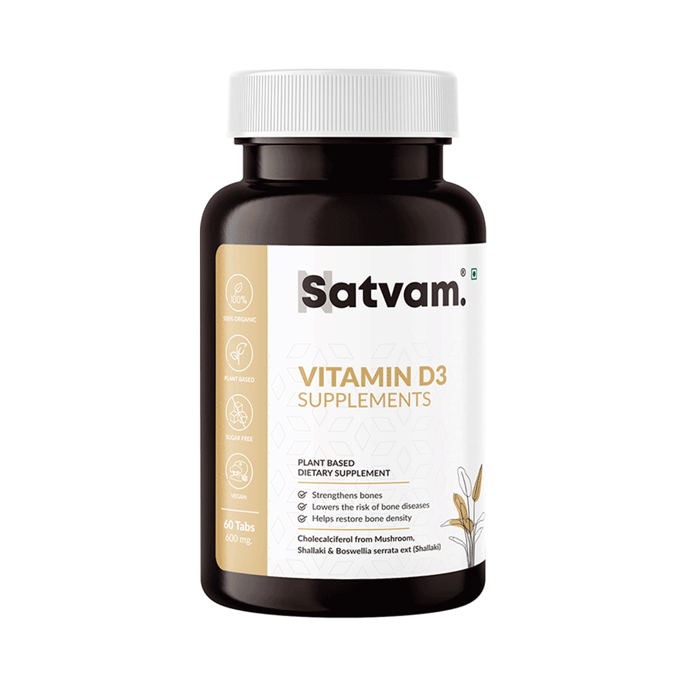 Satvam Vitamin D3 Supplements Tablet - Image 1