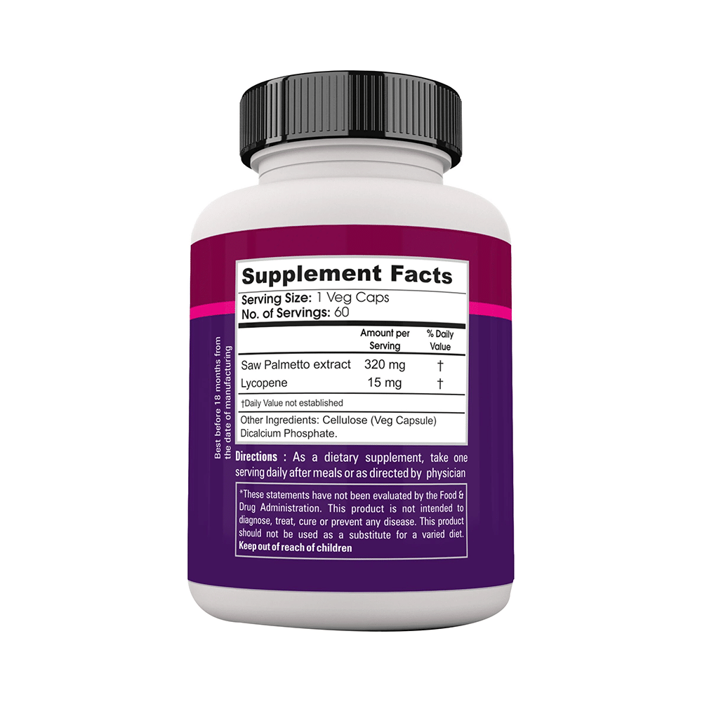 Zenith Nutrition Lycopene with Saw Palmetto Capsule - Image 3