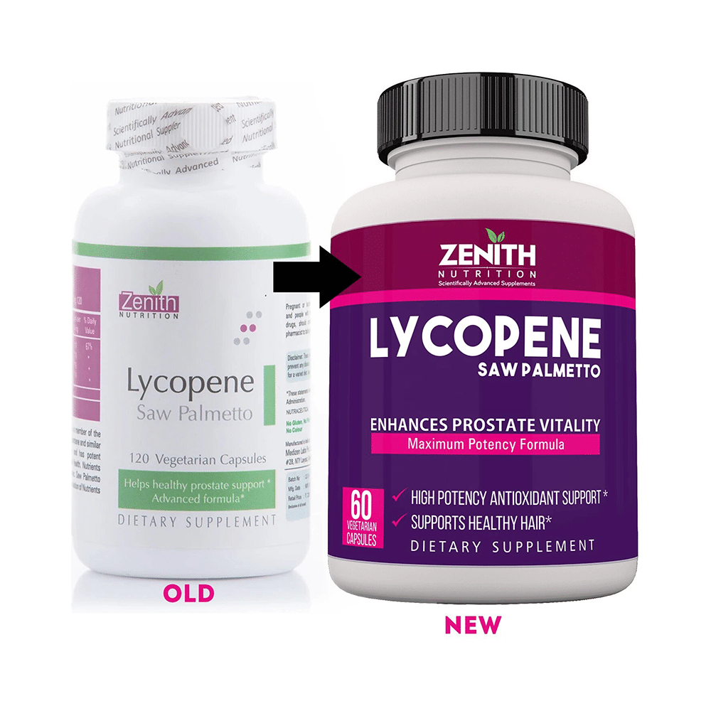 Zenith Nutrition Lycopene with Saw Palmetto Capsule - Image 2
