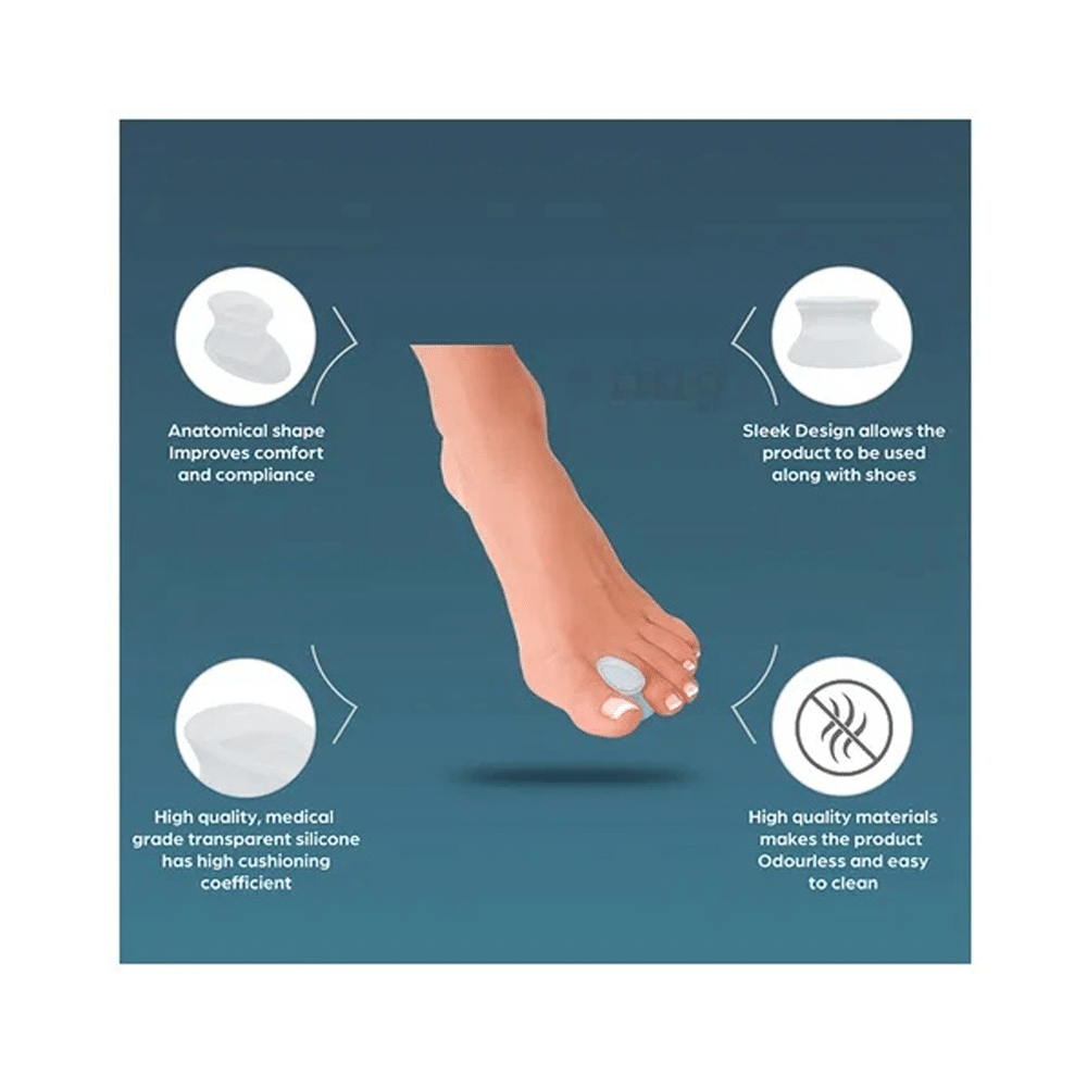 Agarwals Toe Separator Silicone Medium - Image 4