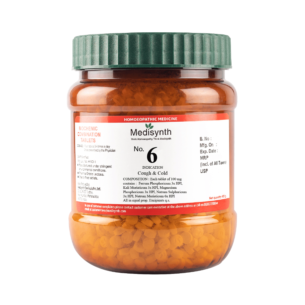 Medisynth Bio-chemic Combination No.6 Cough & Cold